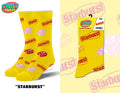 Starburst Novelty Crew Socks - Premium socks from Crazy Socks - Just $8! Shop now at Pat's Monograms