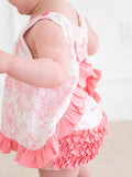 Baby Girls Bubblegum Pink Butterfly Garden Toile Knit Swing Top & Bloomer Set - Premium Baby & Toddler Outfits from RuffleButts + RuggedButts - Just $46.95! Shop now at Pat's Monograms