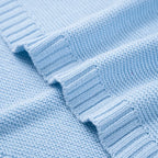 Classic Knit Baby Blanket - 100% Cotton Shima Seiki Knitting - Premium Baby Blanket from SwaddleAn - Just $38.95! Shop now at Pat's Monograms