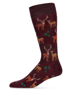 Oh Deer Bamboo Blend Men's Crew Socks - Premium Socks from Infinity Classics International Inc. - Just $11.95! Shop now at Pat's Monograms