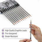 Mr. Pen Sketch Pencils Set - 14 Pack for Artists - Premium Art supplies from Mr. Pen - Just $6.99! Shop now at Pat's Monograms