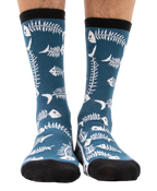 Something's Fishy Crew Sock - Premium Socks from Lazy One - Just $9.95! Shop now at Pat's Monograms