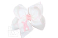 EMBROIDERED EASTER CROCHET EDGE BOWS - Premium Hair Bows from Beyond Creations, LLC - Just $18.95! Shop now at Pat's Monograms