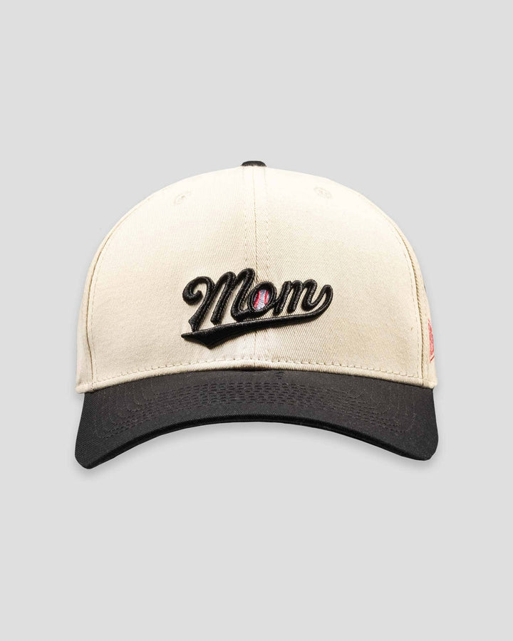 Baseball Mom Shallow Crown Fan Cap - Premium baseball cap from Baseballism - Just $34.95! Shop now at Pat's Monograms