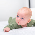 Zipper Footie - Shale Green - Premium Baby & Toddler Outfits from Sweet Bamboo - Just $38! Shop now at Pat's Monograms