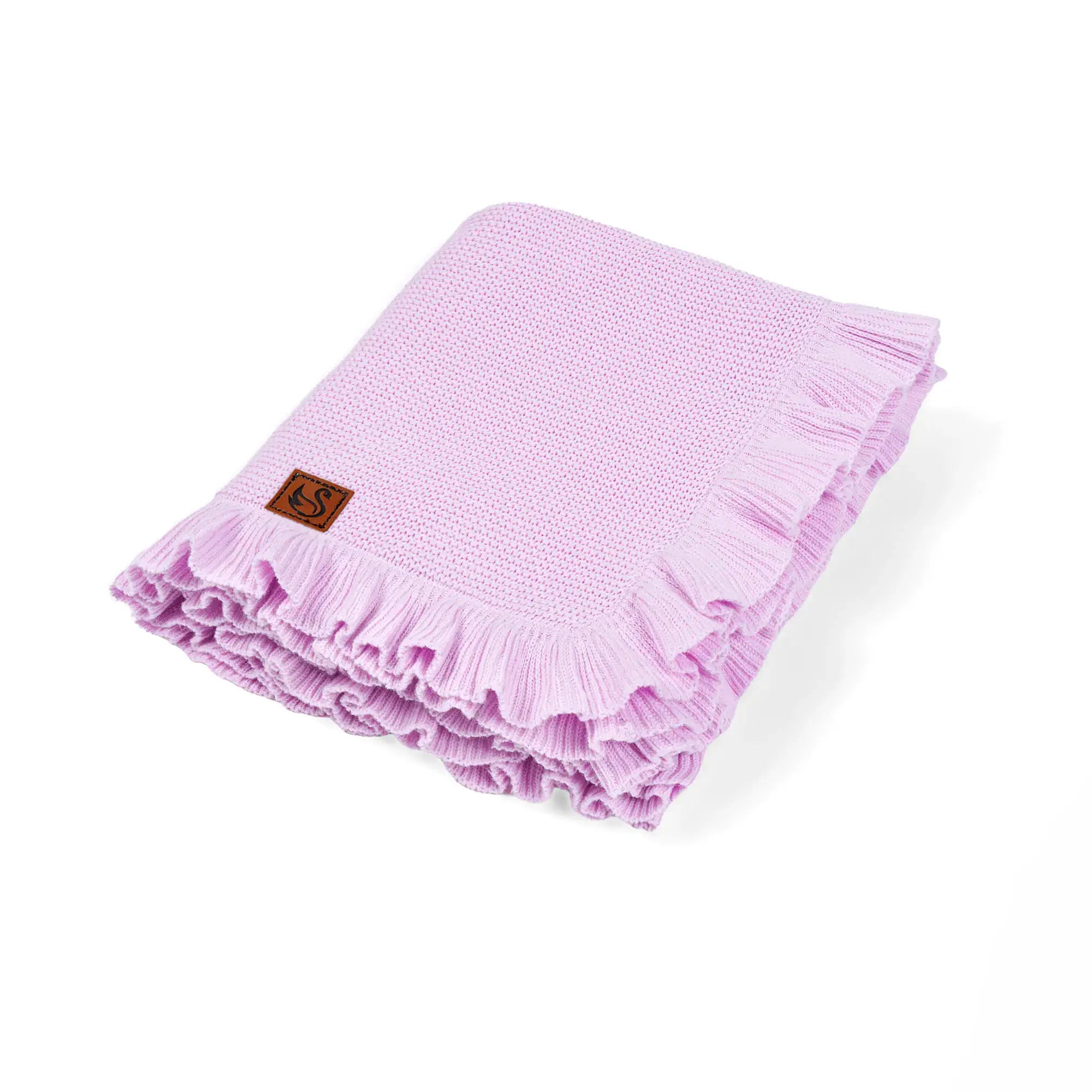 Ruffled Knit Baby Blanket - 100% Cotton - Premium Baby Blanket from SwaddleAn - Just $44.95! Shop now at Pat's Monograms