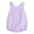 Classic Purple Gingham Baby Bubble Romper - Premium Baby & Toddler Outfits from Lil Cactus - Just $30! Shop now at Pat's Monograms