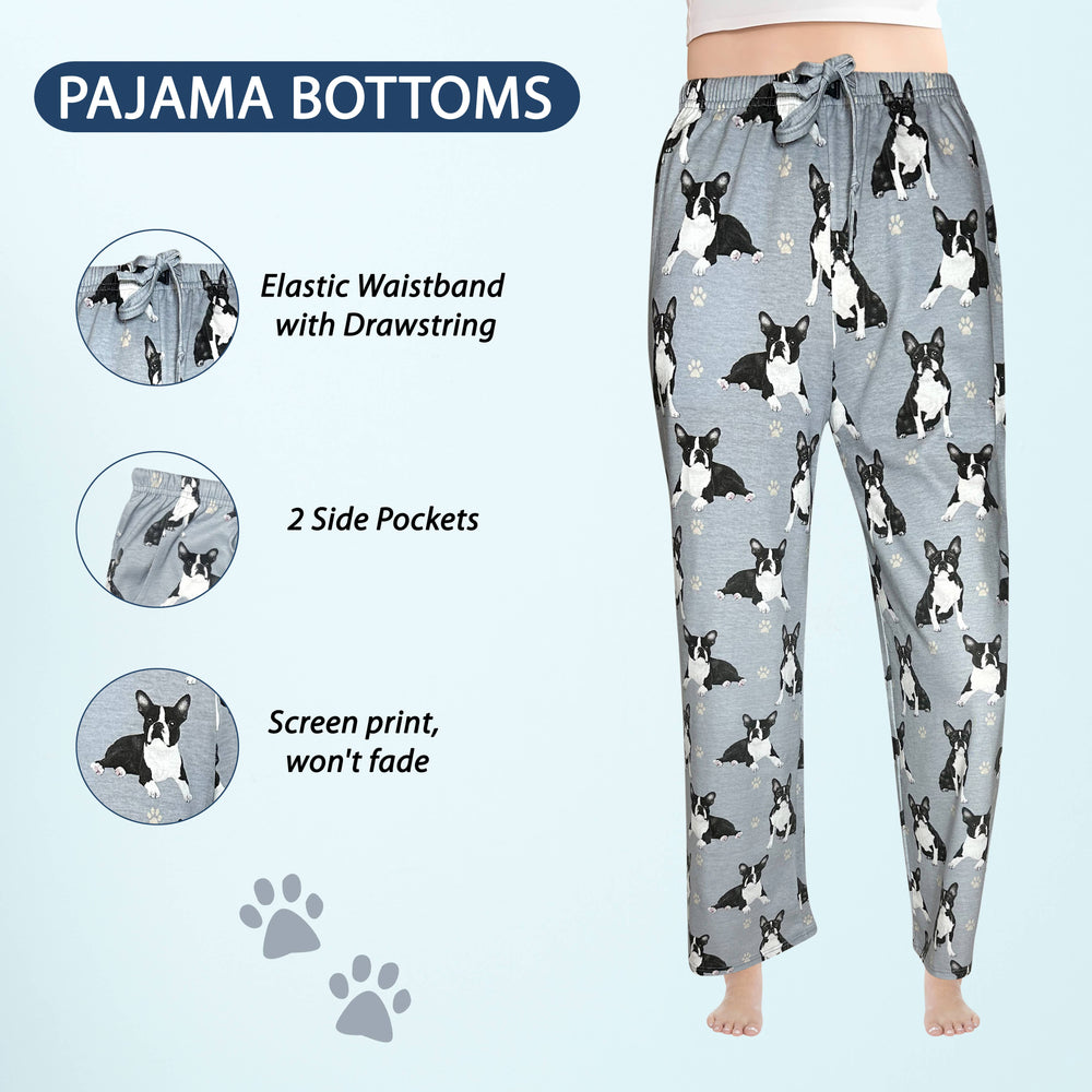 Boston Terrier Pajama Pants - Premium Pajamas from E&S Pets - Just $26.95! Shop now at Pat's Monograms