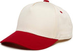 Kids Two Tone Vintage Cap - Red/Beige - Premium Trucker Cap from Funky Junque - Just $15.95! Shop now at Pat's Monograms