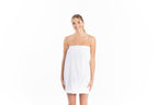 Seersucker Spa Wrap - White - Premium spa wrap from Bella Sleep + Spa - Just $52! Shop now at Pat's Monograms