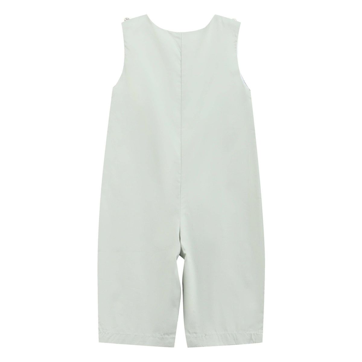 Sage Green Puppy Dog Smocked Longalls — Lil Cactus