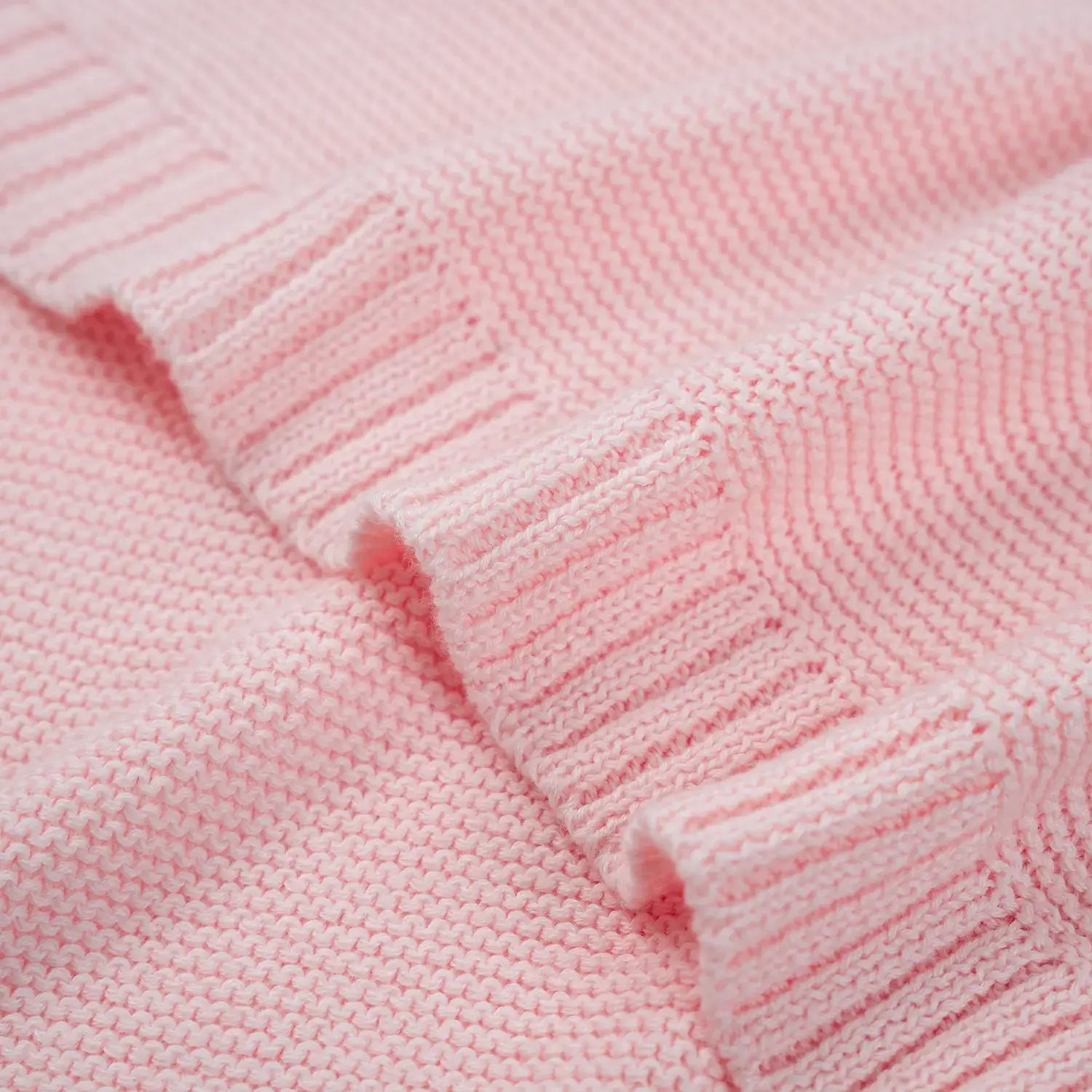 Classic Knit Baby Blanket - 100% Cotton Shima Seiki Knitting - Premium Baby Blanket from SwaddleAn - Just $38.95! Shop now at Pat's Monograms