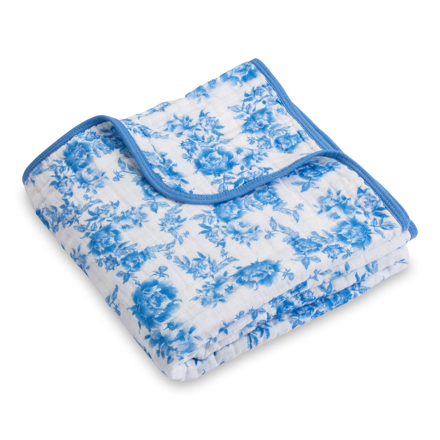 A Peony For Your Thoughts Baby Toddler Muslin Blanket - Premium Baby Blanket from LollyBanks - Just $29.95! Shop now at Pat's Monograms