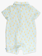 Baby Boys Chirping Chicks Gingham Cotton Gauze Button-Up Romper - Premium Baby & Toddler Outfits from RuffleButts + RuggedButts - Just $42.95! Shop now at Pat's Monograms