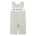 Light Green Alligator Smocked Overalls - Premium Baby & Toddler Outfits from Lil Cactus - Just $38.95! Shop now at Pat's Monograms