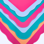 MAHJONG MAT  |  Color Wave  |  31" x 31"