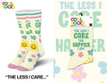 The Less I Care - Womens Crew Socks - Premium socks from Cool Socks - Just $11.95! Shop now at Pat's Monograms