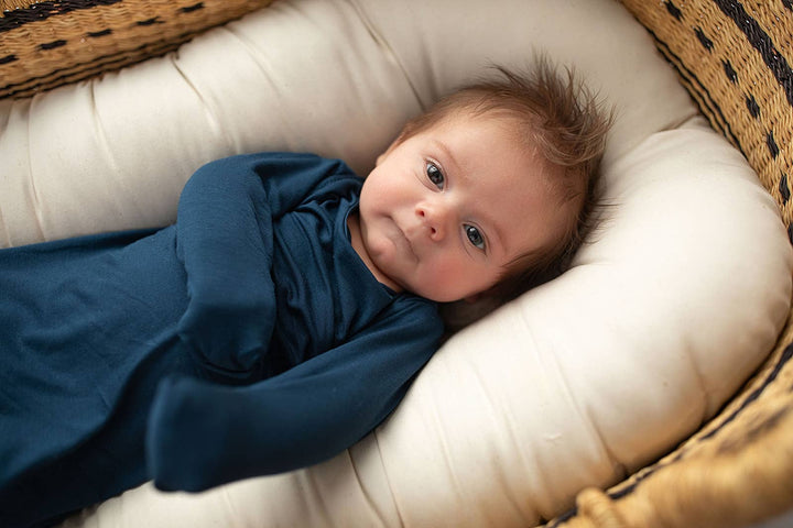 Navy Blue Knotted Gown - Premium  from Three Little Tots - Just $26.95! Shop now at Pat's Monograms