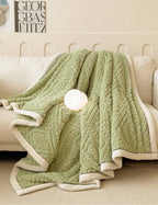 Home Decor Coral Fleece Soft Blanket - Premium  from Sweetkama - Just $44! Shop now at Pat's Monograms