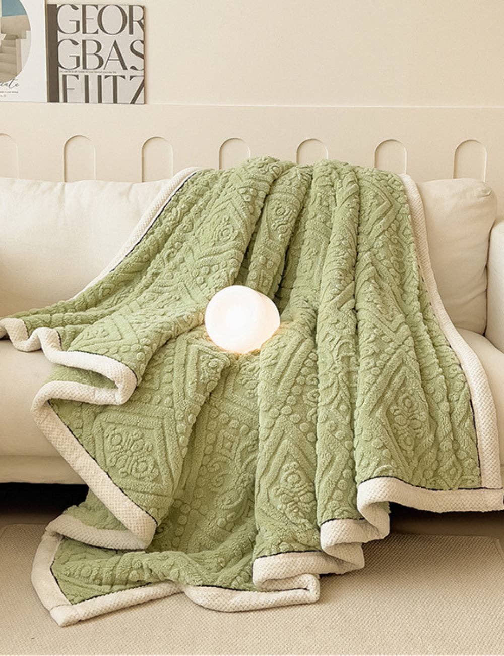 Home Decor Coral Fleece Soft Blanket - Premium  from Sweetkama - Just $44! Shop now at Pat's Monograms