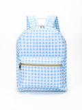 Sky Blue Plaid Ruffle Boys Backpack - Premium Backpack from sassy kids palace - Just $32! Shop now at Pat's Monograms