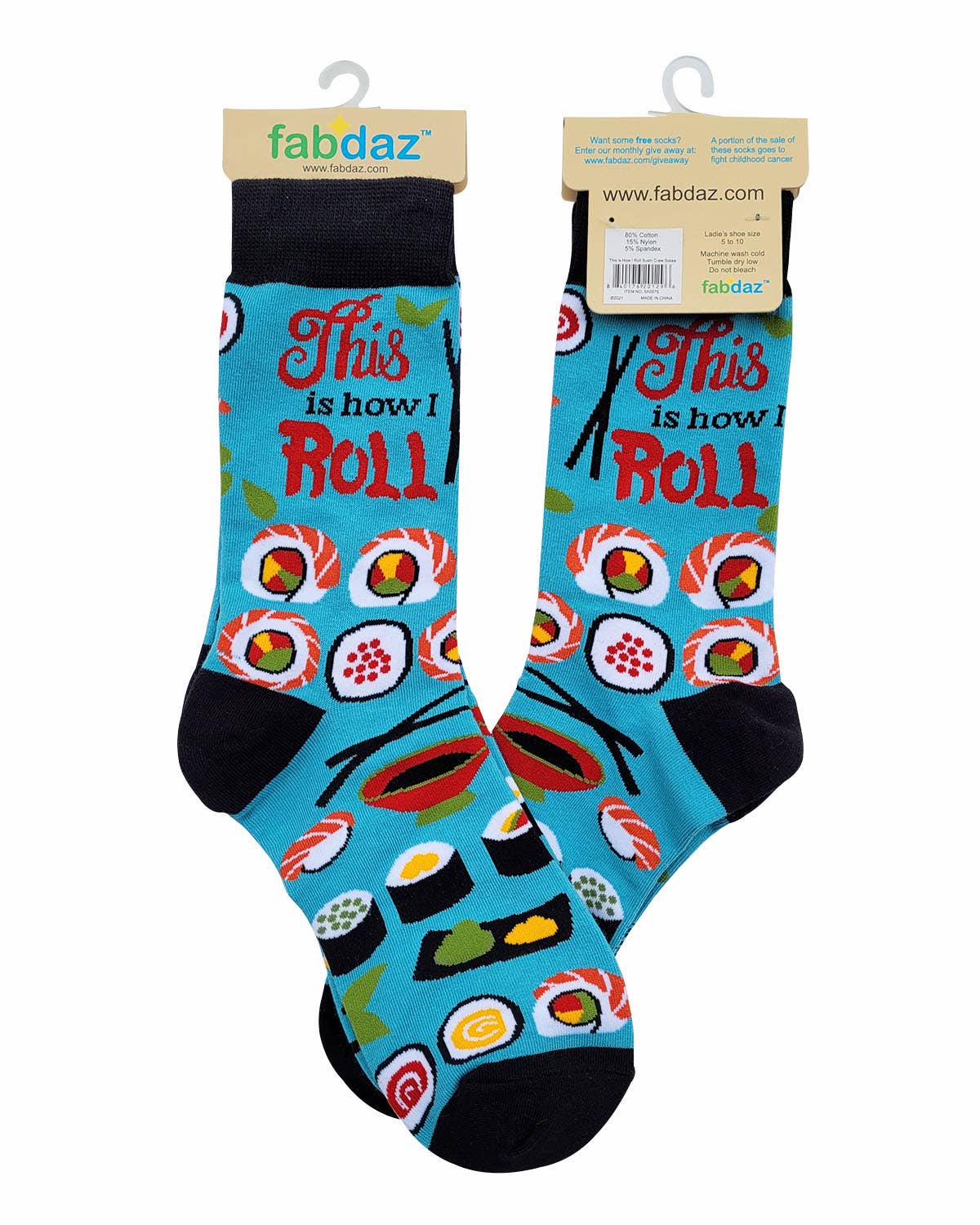 This Is How I Roll Women's Crew Socks - Premium Socks from Fabdaz - Just $11.95! Shop now at Pat's Monograms
