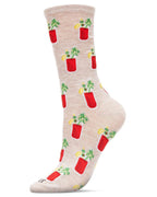 Bloody Mary Delight Bamboo Blend Crew Sock - Premium Socks from Infinity Classics International Inc. - Just $9.95! Shop now at Pat's Monograms