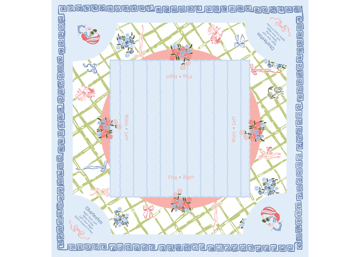 Lattice Mahjong Playing Mat - Premium mahjong from Miss Mahjong - Just $70! Shop now at Pat's Monograms