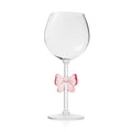 Coquette Pink Bow Acrylic Wine Glass - Premium drinkware from Godinger - Just $14.95! Shop now at Pat's Monograms