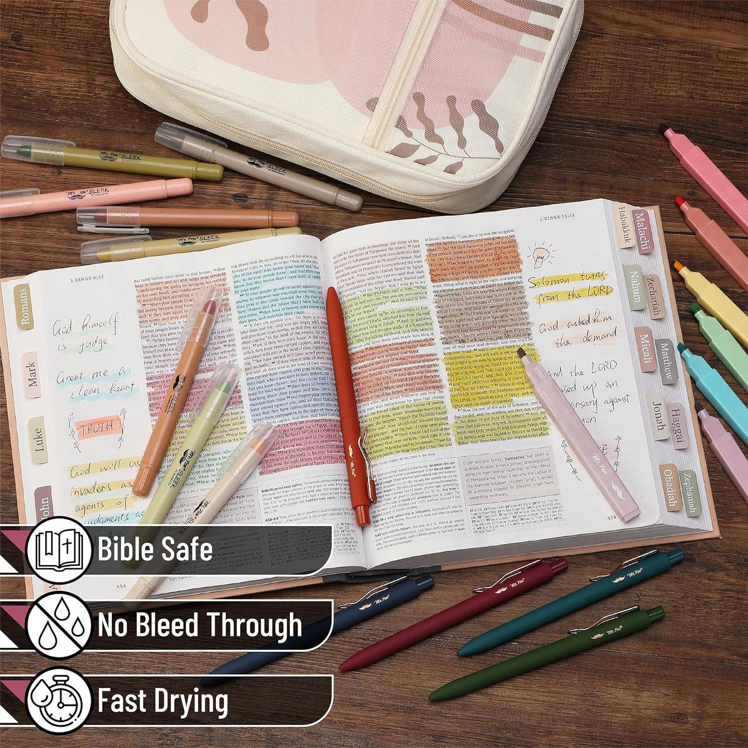 Mr. Pen 24 PCS Bible Journaling Kit - Premium Bible Study from Mr. Pen - Just $34.95! Shop now at Pat's Monograms