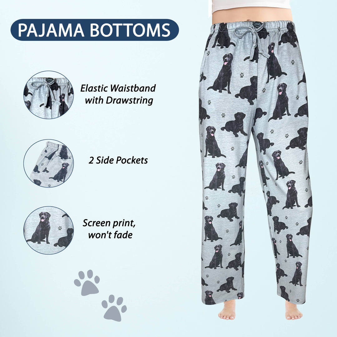 Black Labrador Pajama Pants - Premium Pajamas from E&S Pets - Just $26.95! Shop now at Pat's Monograms