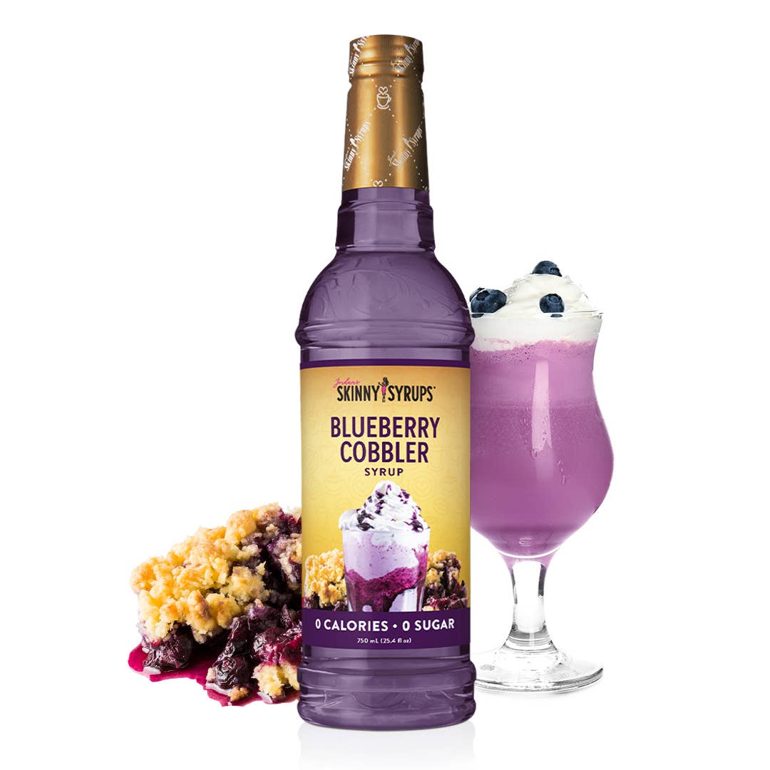 Sugar Free Blueberry Cobbler Syrup - Premium drink mix from Jordan's Skinny Mixes - Just $9.59! Shop now at Pat's Monograms
