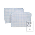 Roadie Medium - Pimlico Plaid Blue Zip Pouch - Premium Travel Accessories from TRVL Design - Just $29.95! Shop now at Pat's Monograms
