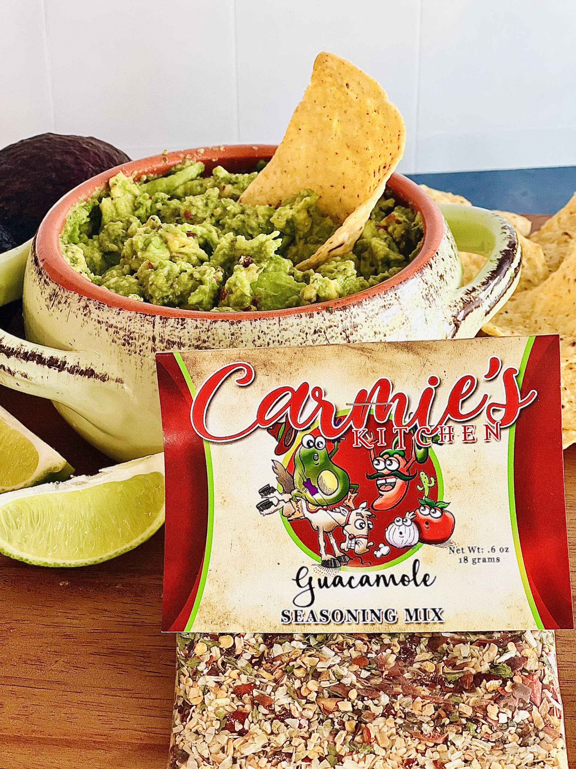 Guacamole Seasoning Mix - Premium Dips & Spreads from Carmie's Kitchen - Just $5! Shop now at Pat's Monograms