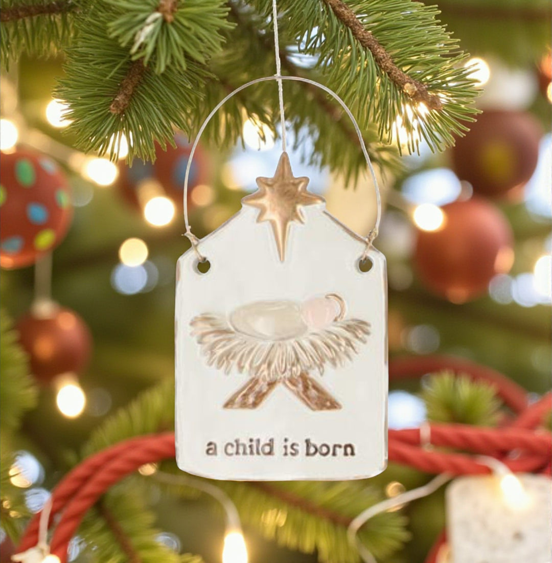 Divine Night Holy Family Ornaments - Premium Christmas Ornament from Burton and Burton - Just $13.95! Shop now at Pat's Monograms