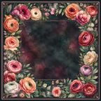 After Midnight — Moody Dark Floral Mahjong Mat - PREORDER - Premium Mahjong from Told in Tiles - Just $80! Shop now at Pat's Monograms