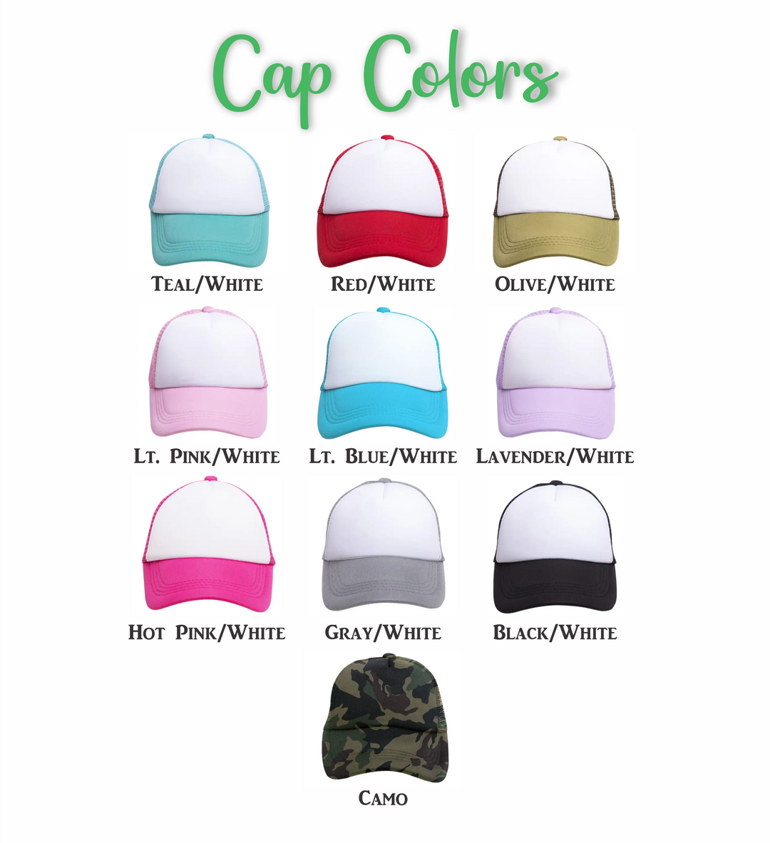 Baby Foam Front Trucker Caps - Premium Baby Accessories from Tiny Trucker Co - Just $16.95! Shop now at Pat's Monograms