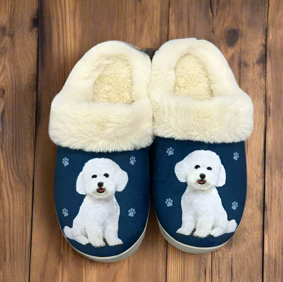 Bichon Snuggs Slippers - Premium Slippers from E&S Pets - Just $24.95! Shop now at Pat's Monograms