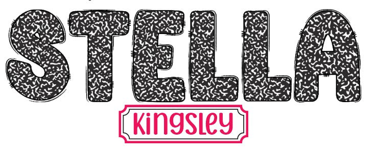 Back to School - UV Name Stickers - Premium Back to School from Pat's Monograms - Just $15! Shop now at Pat's Monograms