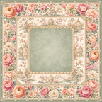 Blossom & Blue — Soft Chinoiserie Peony Mahjong Mat - PREORDER - Premium Mahjong from Told in Tiles - Just $80! Shop now at Pat's Monograms
