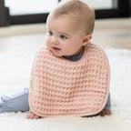 Bib + Burp Reversible Waffle Set - Blush - Premium Just for baby from Bella Tunno - Just $29.95! Shop now at Pat's Monograms