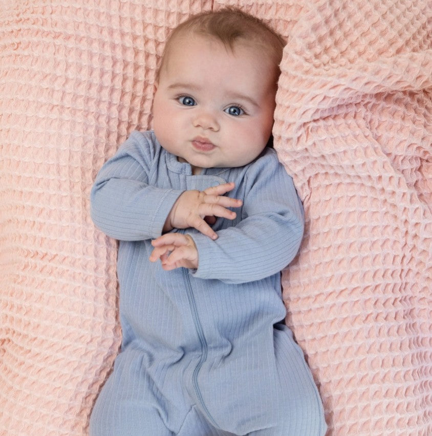 Waffle Blanket Blush - Premium Just for baby from Bella Tunno - Just $32.95! Shop now at Pat's Monograms