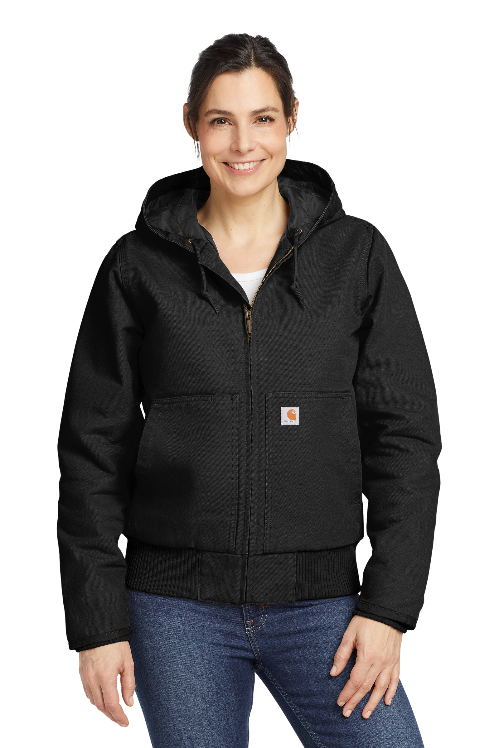 Carhartt® Women’s Washed Duck Active Jac - CT104053 - Premium Outerwear from Carhartt - Just $138.95! Shop now at Pat's Monograms