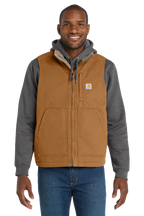 Carhartt® Sherpa-Lined Mock Neck Vest - CT104277 - Premium Outerwear from Carhartt - Just $89.95! Shop now at Pat's Monograms