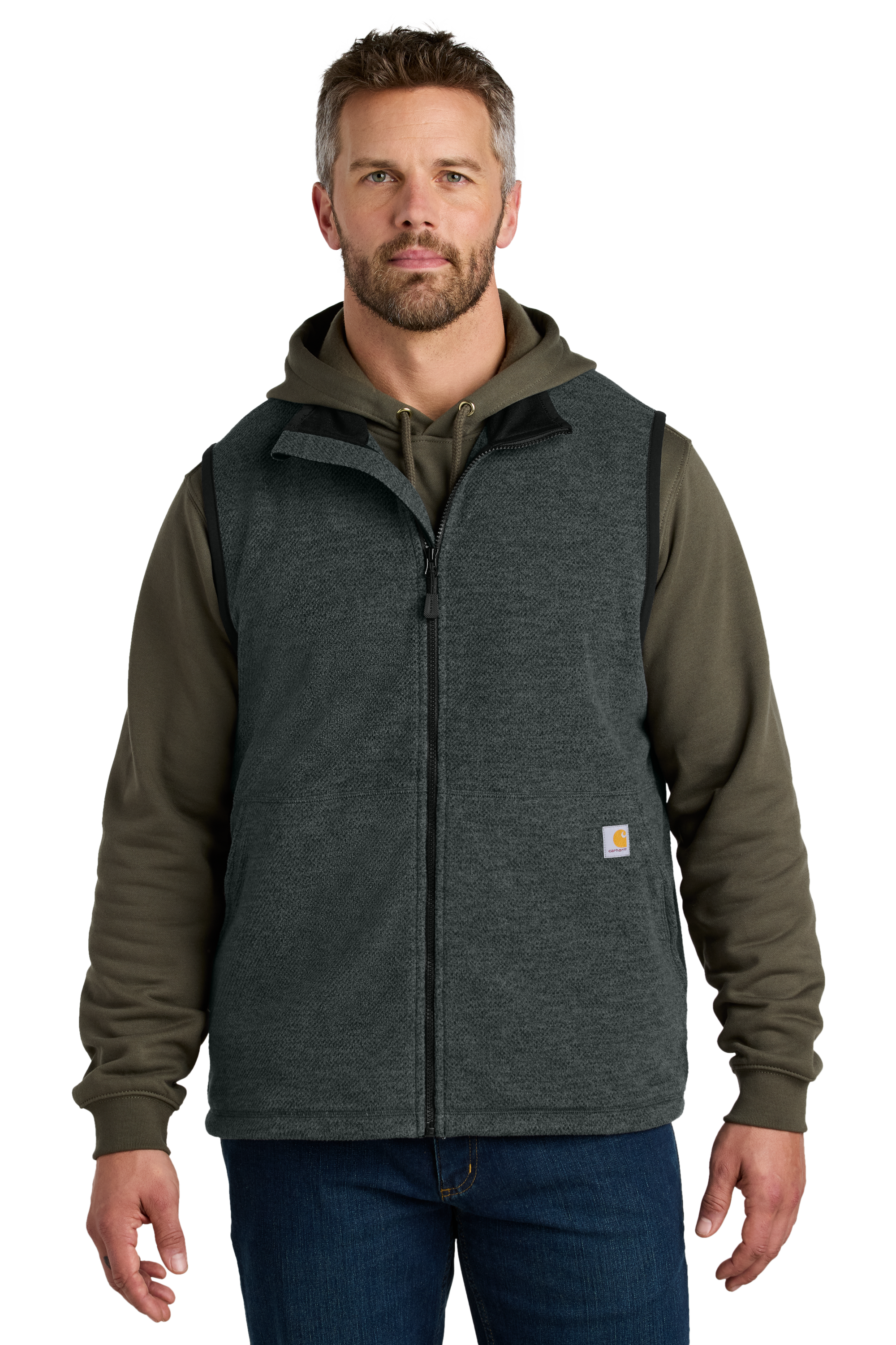 Carhartt® Textured Fleece Vest - CT103418 - Premium Outerwear from Carhartt - Just $79.95! Shop now at Pat's Monograms