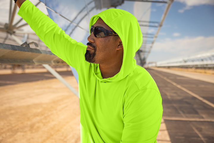 Carhartt Force® Sun Defender™ Long Sleeve Hooded T-Shirt - CT106923 - Premium Workwear from Carhartt - Just $45.95! Shop now at Pat's Monograms