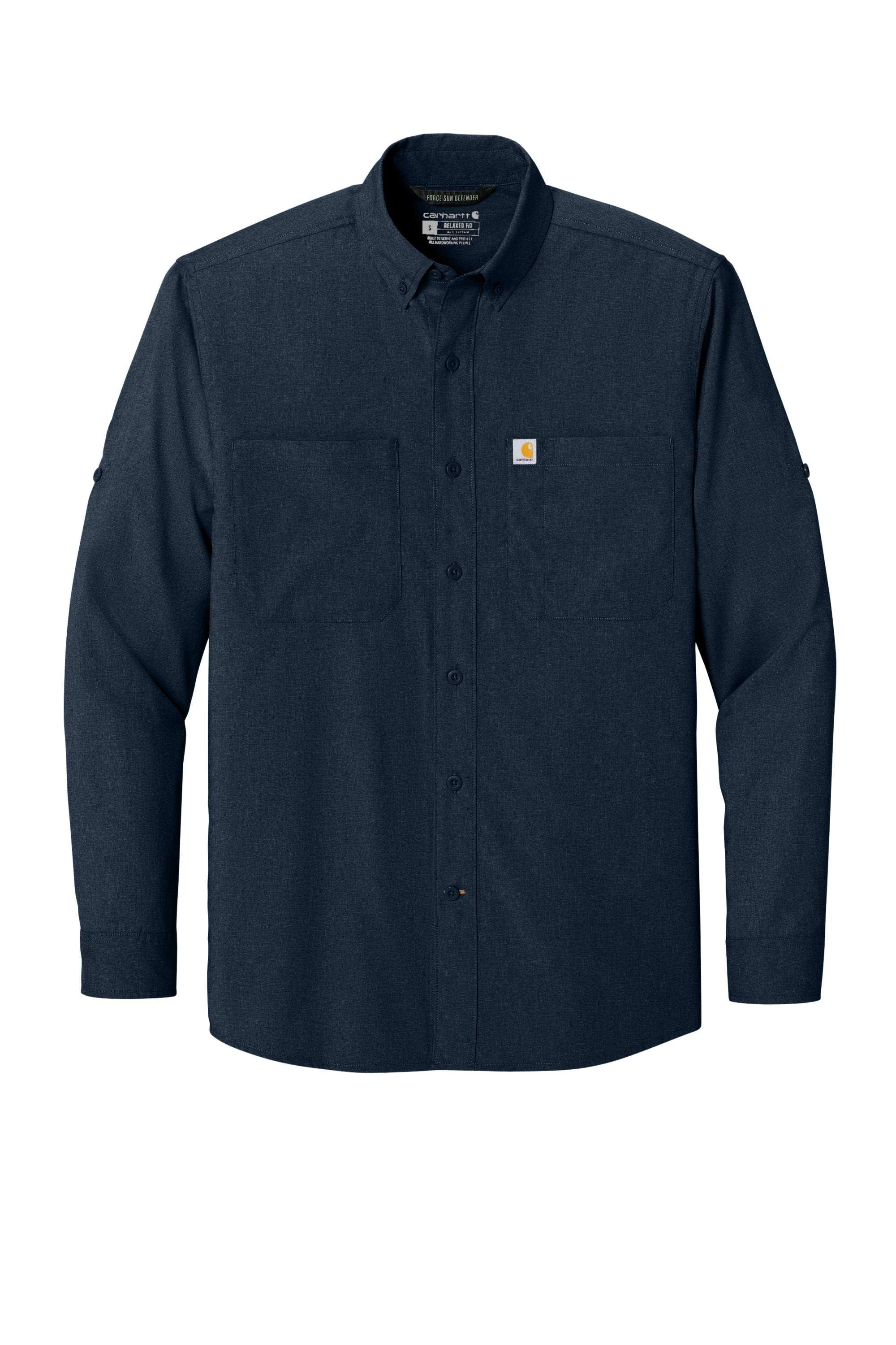 Carhartt Force® Sun Defender™ Long Sleeve Shirt - CT107106 - Premium Workwear from Carhartt - Just $76.95! Shop now at Pat's Monograms
