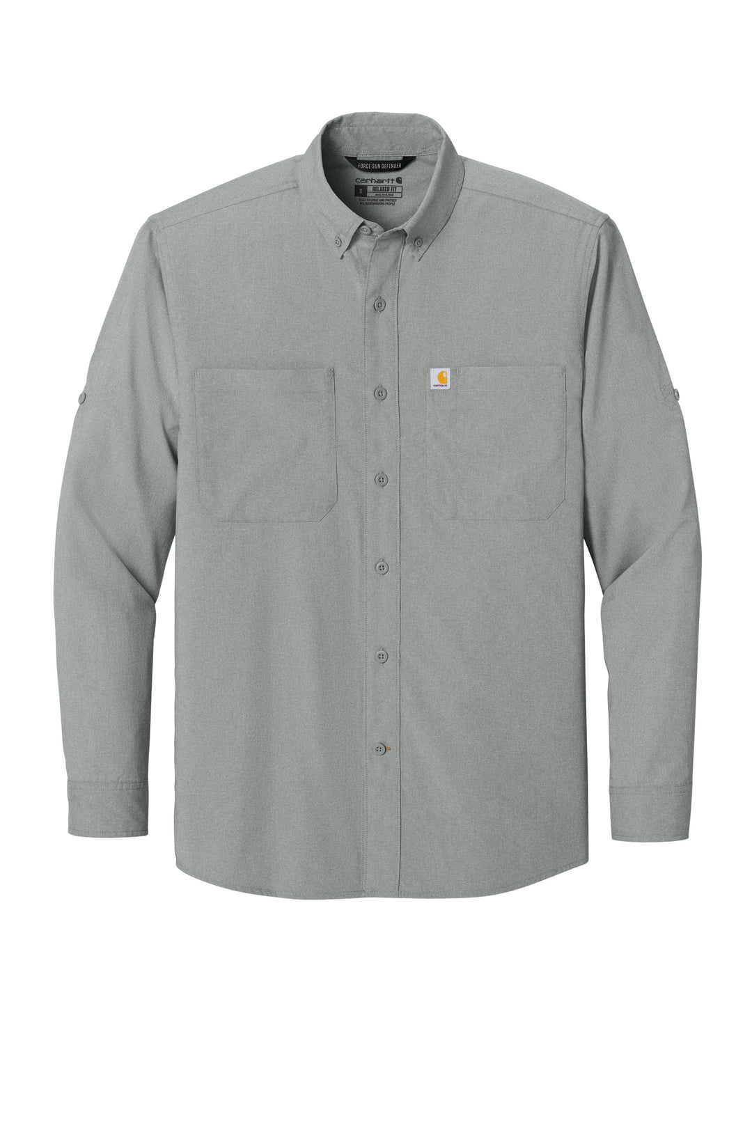 Carhartt Force® Sun Defender™ Long Sleeve Shirt - CT107106 - Premium Workwear from Carhartt - Just $69.95! Shop now at Pat's Monograms