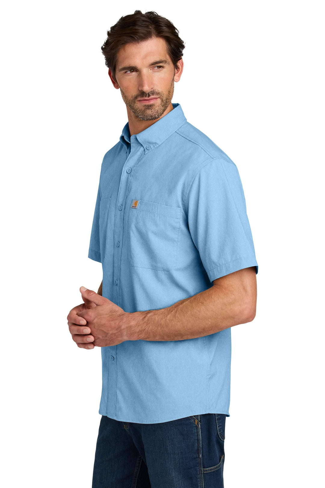 Carhartt Force® Sun Defender™ Short Sleeve Shirt - CT107107 - Premium Workwear from Carhartt - Just $69.95! Shop now at Pat's Monograms