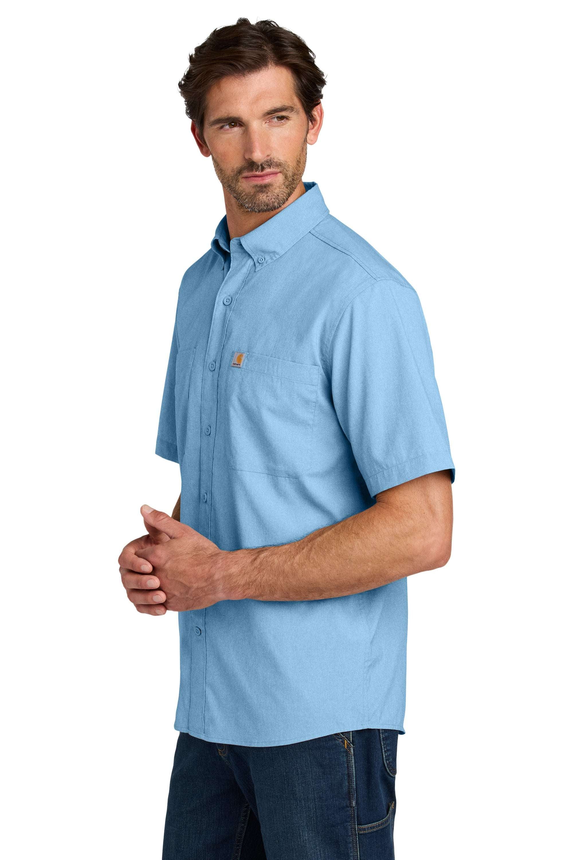 Carhartt Force® Sun Defender™ Short Sleeve Shirt - CT107107 - Premium Workwear from Carhartt - Just $69.95! Shop now at Pat's Monograms